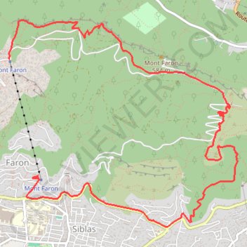 Le Faron GPS track, route, trail