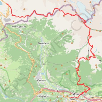 Rochemelon GPS track, route, trail
