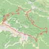 Mont Ventoux face Nord GPS track, route, trail