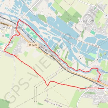 Dreuil les Amiens_ GPS track, route, trail
