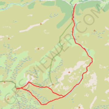 Munro hillwalk Carn Bhac GPS track, route, trail