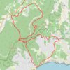 Les Crêtes de la Croix Valmer GPS track, route, trail