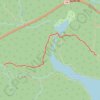 Sentier lac glacière GPS track, route, trail