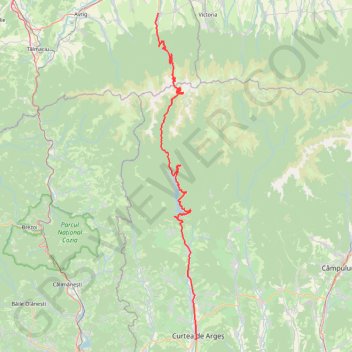 Curtea de Argeș, Roumanie - Cârțișoara, Roumanie GPS track, route, trail