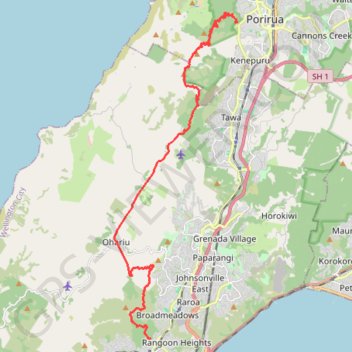 Colonial Knob - Mount Kaukau GPS track, route, trail