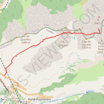 Pic de la Coume d'Or GPS track, route, trail