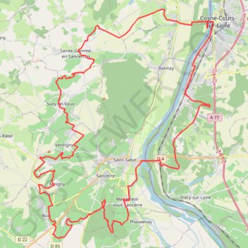 Tracé actuel: 30 SEPT 2023 16:06 GPS track, route, trail