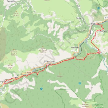 Tracé actuel: 22 AVR 2017 10:32 GPS track, route, trail