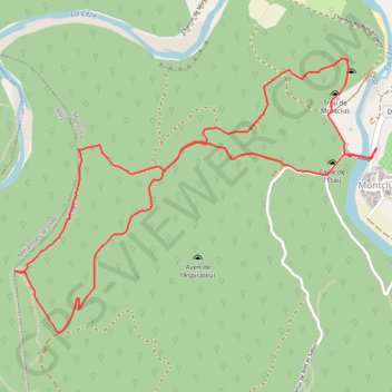 Montclus GPS track, route, trail
