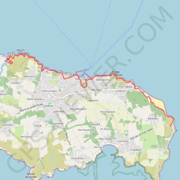 Île de Groix (56) GPS track, route, trail