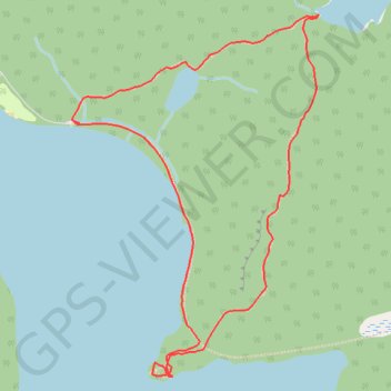 Rock Lake - Gordon Lake - Booth’s Rock Trail GPS track, route, trail