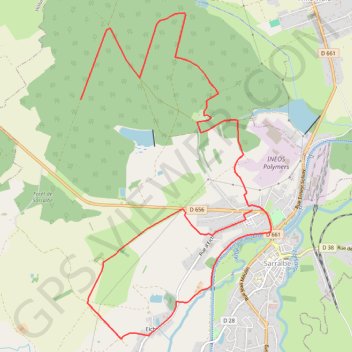 Sarralbe GPS track, route, trail