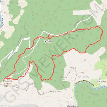 Pouncho d'Agast GPS track, route, trail