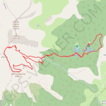Embrun Mont Guillaume GPS track, route, trail