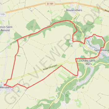 Saint-Hilaire Mérobert GPS track, route, trail