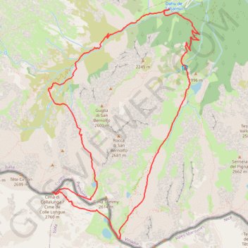 Cima di Collalunga - Tour GPS track, route, trail
