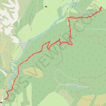Rando en groupe au vallon de Refrei (tende) GPS track, route, trail