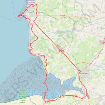 Rando bleue et verte GPS track, route, trail