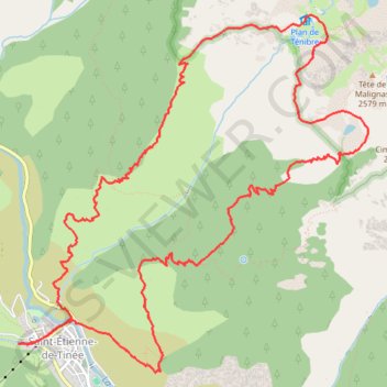 Plan de Ténibre GPS track, route, trail