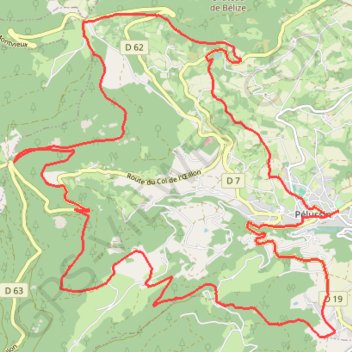 Boucle Pélussin - Pélussin GPS track, route, trail