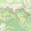 Rocamadour, moulin du Saut, La Panonnie GPS track, route, trail