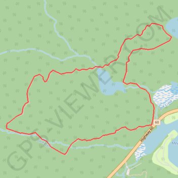 Bat Lake GPS track, route, trail