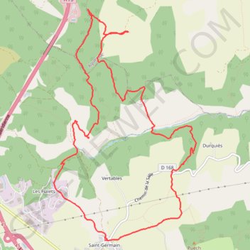 Saint Germain - Barbade GPS track, route, trail