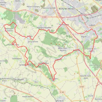 Nocturne de Liévin GPS track, route, trail