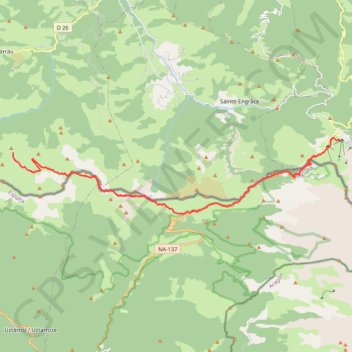 Traversée des Pyrénées - Étape 07 GPS track, route, trail
