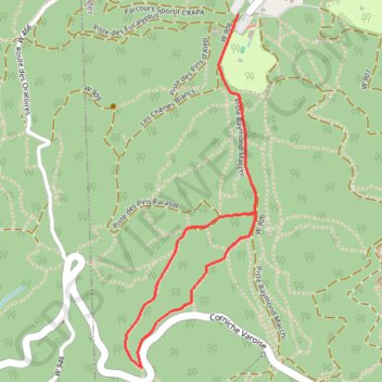 Sentier découverte de Belle Pierre GPS track, route, trail