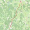 Anost - Saulieu GPS track, route, trail