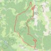 La Valla en Gier - boucle par le Bessat GPS track, route, trail