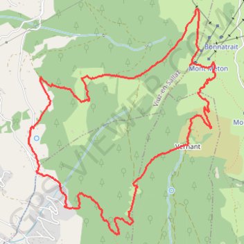 Pointe des Brasses GPS track, route, trail
