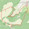 Le signal de Saint Loup sur Aujon GPS track, route, trail