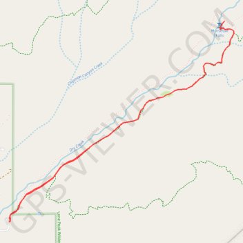 Horsetail Falls GPS track, route, trail