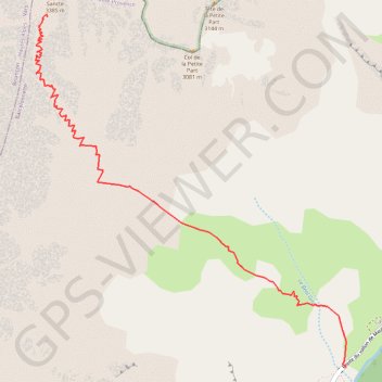 Pic N de la Font Sancte GPS track, route, trail