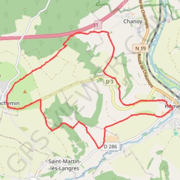 Rando Humes Bois de Valdonnes GPS track, route, trail
