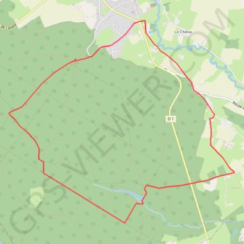 Rando forêt de Vibraye GPS track, route, trail