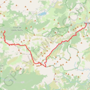 Corté Mont Cinto étape 5 GPS track, route, trail