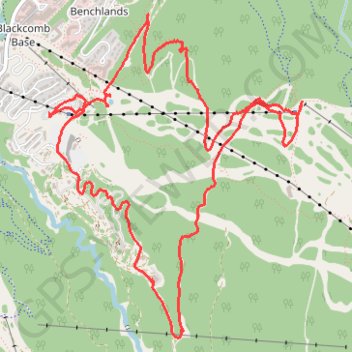 Whistler - Blackcomb Mountain GPS track, route, trail