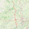 Itinéraire aller Saint Léonard des Bois GPS track, route, trail