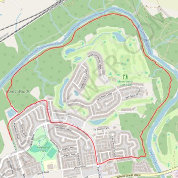 Thames Valley Trail Loop GPS track, route, trail