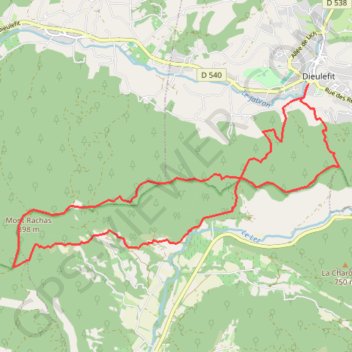 Mont Rachas GPS track, route, trail