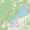 Tour du lac de soustons GPS track, route, trail