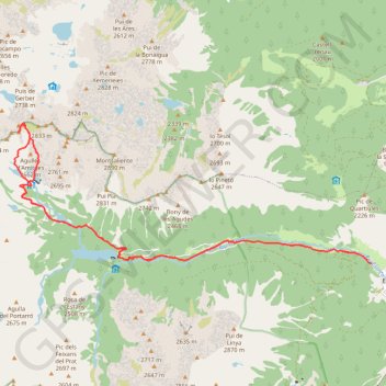 Tuc de Saboredo GPS track, route, trail