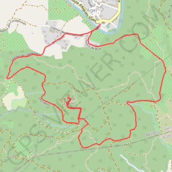 RANDONNÉE AGEL LE PECH GPS track, route, trail