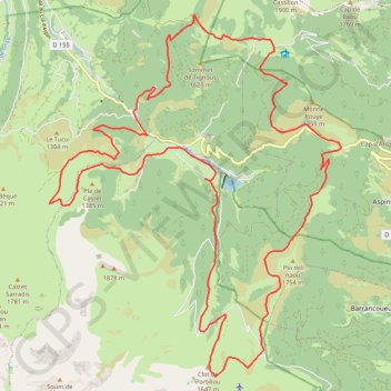 Tour de payole GPS track, route, trail
