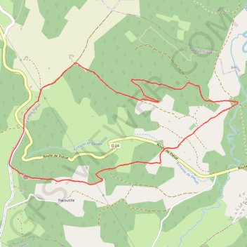 Circuit autour de Notre-Dame-de-Pietat GPS track, route, trail