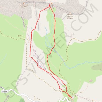 Col de Granon GPS track, route, trail