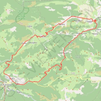 Camurac GPS track, route, trail